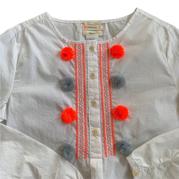NWT Crewcuts Boho Neon Embroidered Tunic 10 - Picture 2 of 5